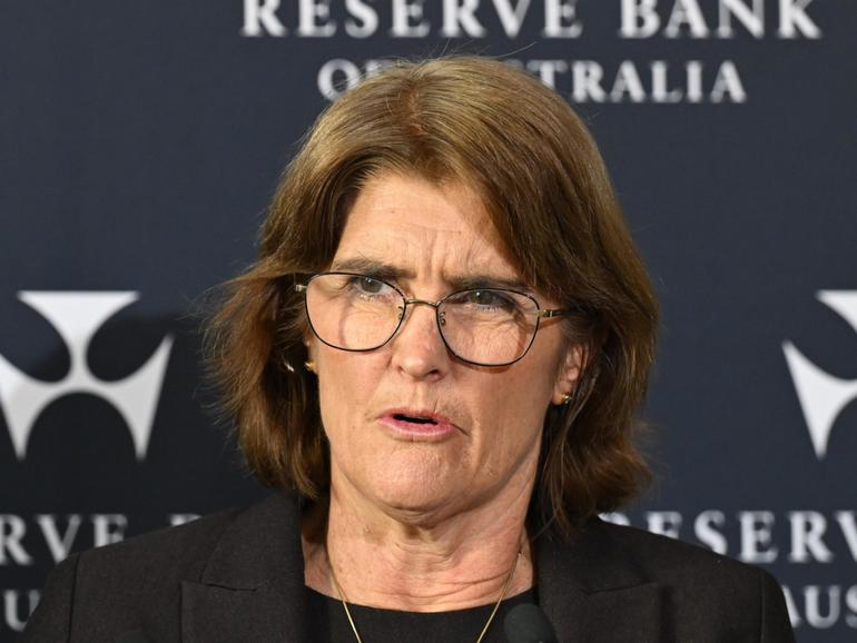 Reserve Bank of Australia governor Michele Bullock. 
