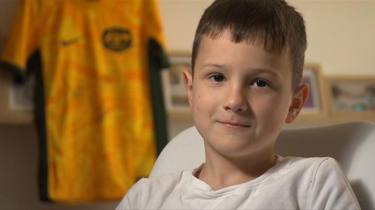 Xavier Pudovkin,6, was diagnosed with neuroblastoma, a form of cancer that starts in nerve cells when he was three-years-old.