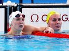 Katie Ledecky of Team United States drew first blood against Ariarne Titmus of Team Australia.