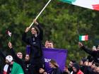 Gianmarco Tamberi carried the Italian flag at the opening ceremony and lost his ring in the process.