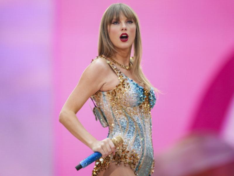 Taylor Swift performs at Wembley Stadium in London