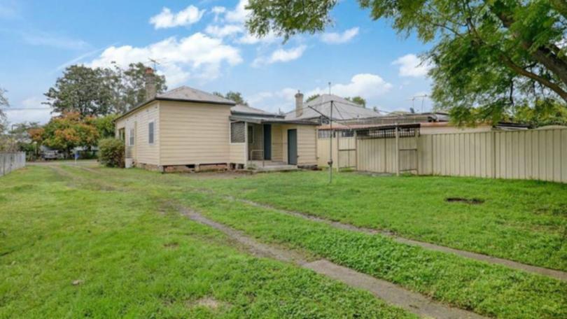 The house sits on a 639 square metre block.