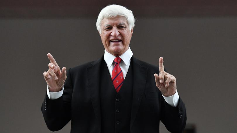 Independent Member for Kennedy Bob Katter poses for a portrait at Parliament House in Canberra, Tuesday, August 15, 2017. (AAP Image/Mick Tsikas) NO ARCHIVING