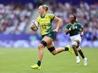 Maddison Levi finds space against South Africa.