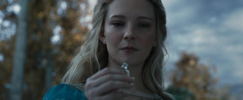 Morfydd Clark as Galadriel in Rings of Power season two.