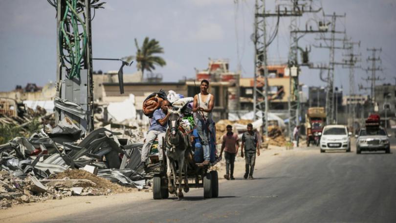 Israel has issued new evacuation orders across Gaza, forcing another mass exodus. (EPA PHOTO)