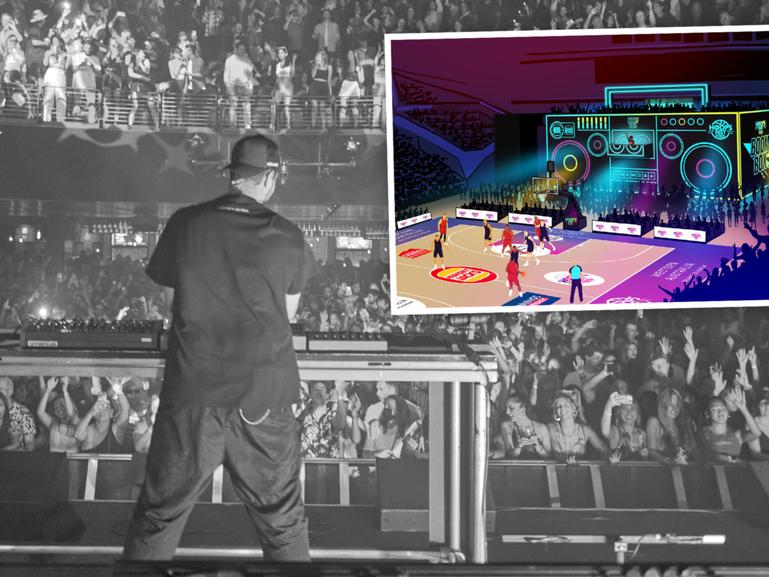 One end of RAC Arena will be transformed into a Boombox for multiple basketball games during HoopsFest after the event secured world renowned DJ Hayden James as a headline act.