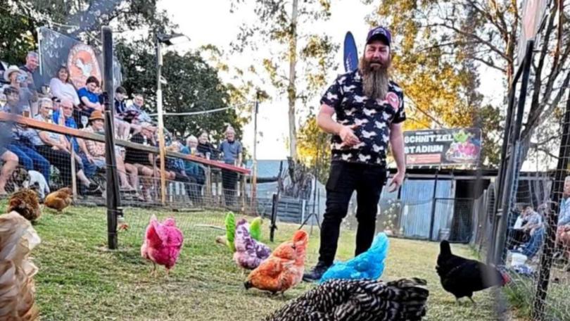 Ben's Chicken Racing at the Royal Carrangarra Hotel in Tambo is booming.