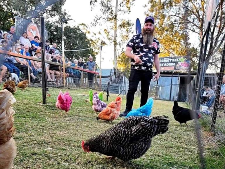 Ben's Chicken Racing at the Royal Carrangarra Hotel in Tambo is booming.