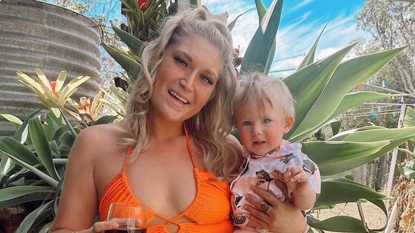 Maddi Hambly and her daughter, Lyla.