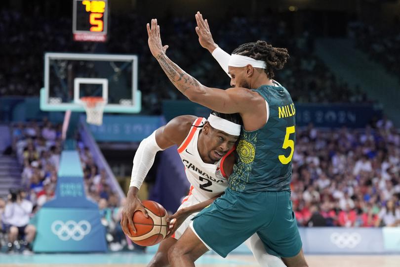 Patty Mills had a tough day for the Boomers.