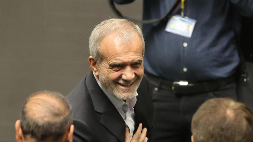 Masoud Pezeshkian won the July presidential election after his predecessor Ebrahim Raisi died. (EPA PHOTO)