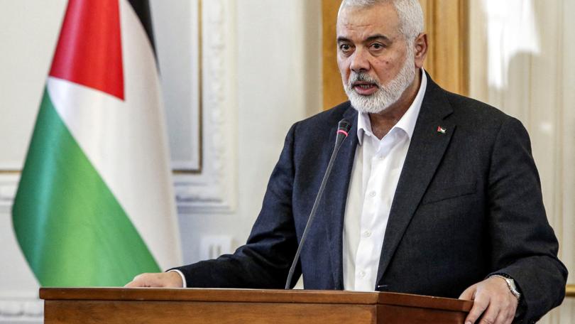 Ismail Haniyeh, the Doha-based political chief of Hamas.