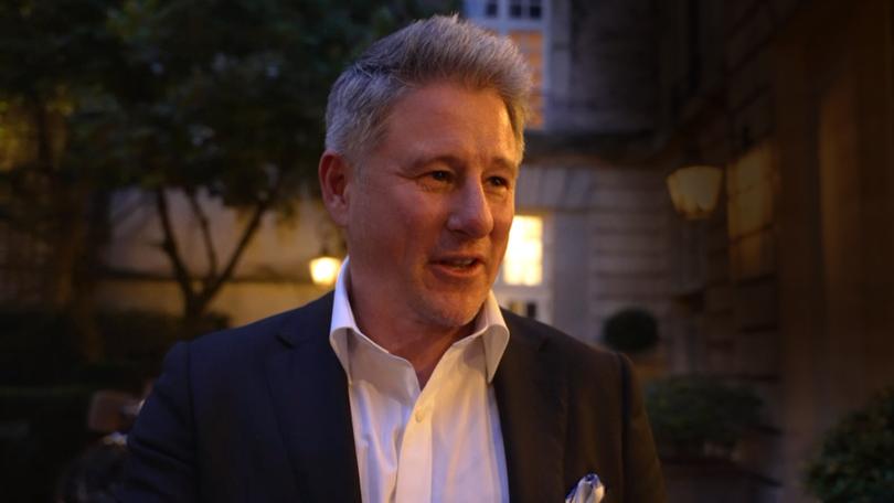 Nine CEO Mike Sneesby in Paris.