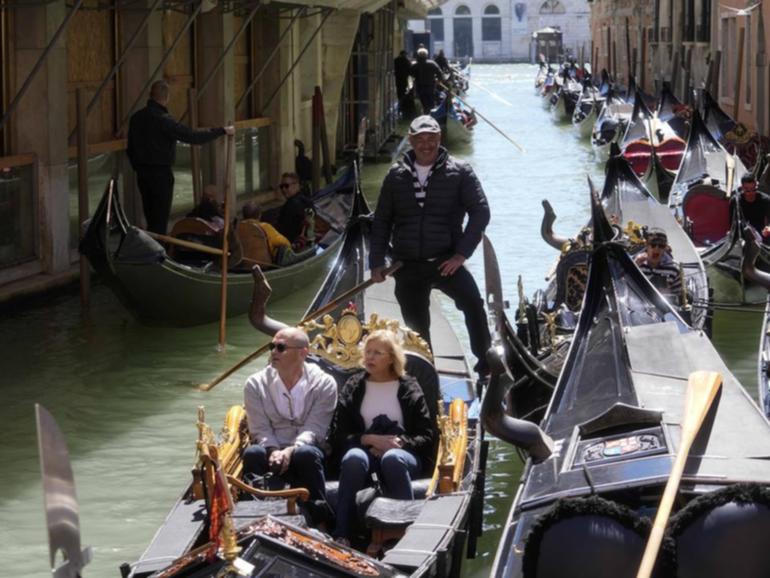 Venice in April became the first city in the world to introduce a payment system for visitors. (AP PHOTO)