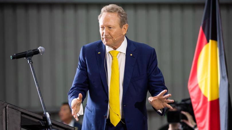 Parts of emails to Andrew Forrest will be revealed. 