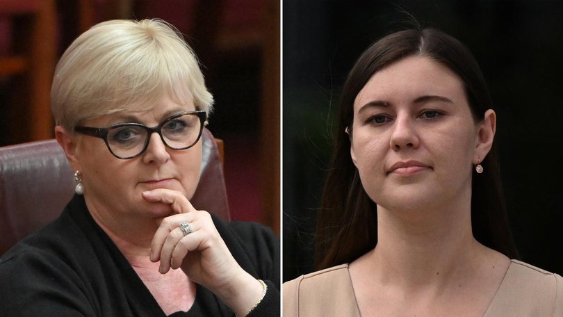 Mediation failed to resolve Linda Reynolds' defamation claims against ex-staffer Brittany Higgins. (Mick Tsikas/AAP PHOTOS)