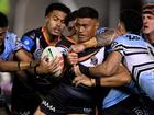 Wests Tigers prop Stefano Utoikamanu has joined the NRL ladder leaders from the cellar dwellars. (Dan Himbrechts/AAP PHOTOS)