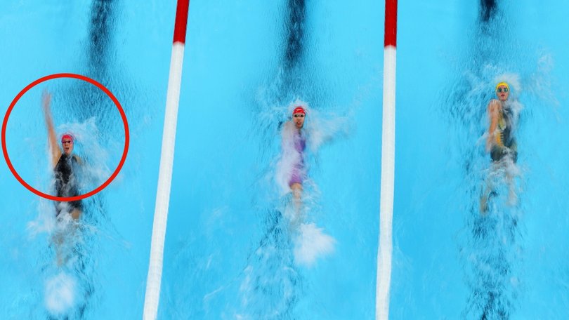 Honey Osrin (left) will battle Kaylee McKeown for gold after escaping disqualification.