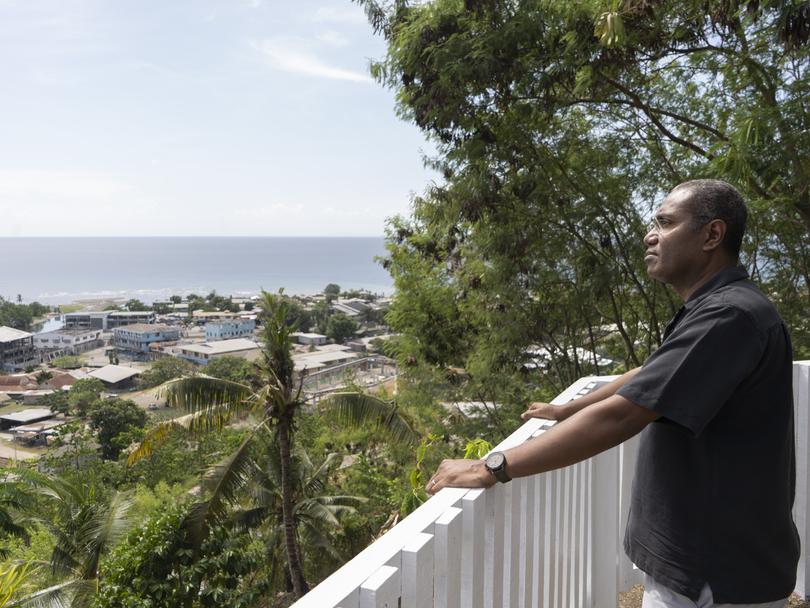 Peter Kenilorea Jnr, pictured in Honiara, says he was questioned by his own Foreign Minister about travelling to Taiwan.