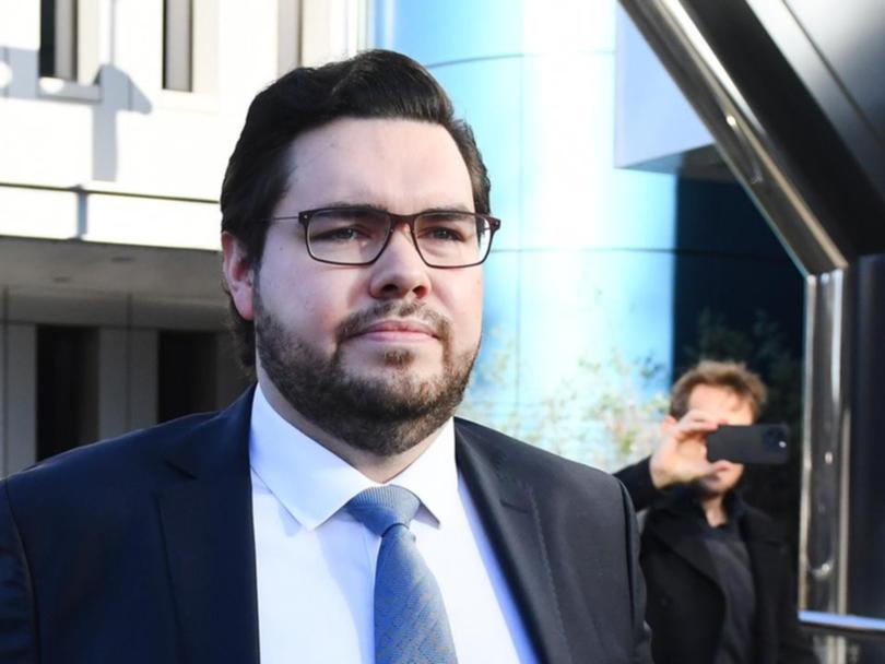 Ex-Liberal staffer Bruce Lehrmann will stand trial in Queensland on two rape charges.  Picture: Jono Searle