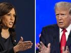 The campaign of Vice President Kamala Harris says Donald Trump is "scared" of a debate on ABC News. (AP PHOTO)