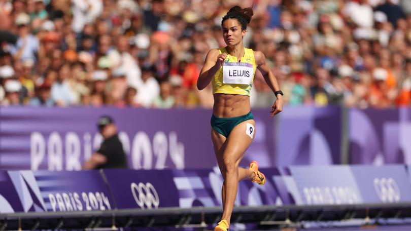 Australian sprinter Torrie Lewis looked right at home on her Olympic debut.