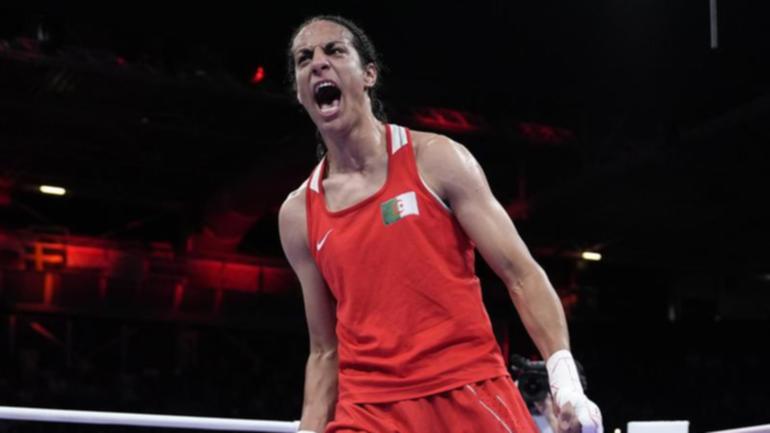 Algeria's Imane Khelif has become one of the biggest stories of the Paris Olympic Games. (AP PHOTO)