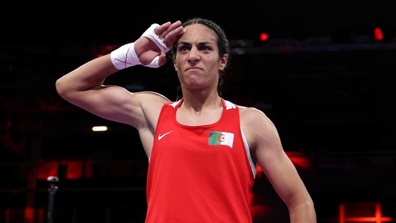 Imane Khelif forgot to put on some lippy and a push-up bra for her big Punching People In The Head competition and that, apparently, will not do.