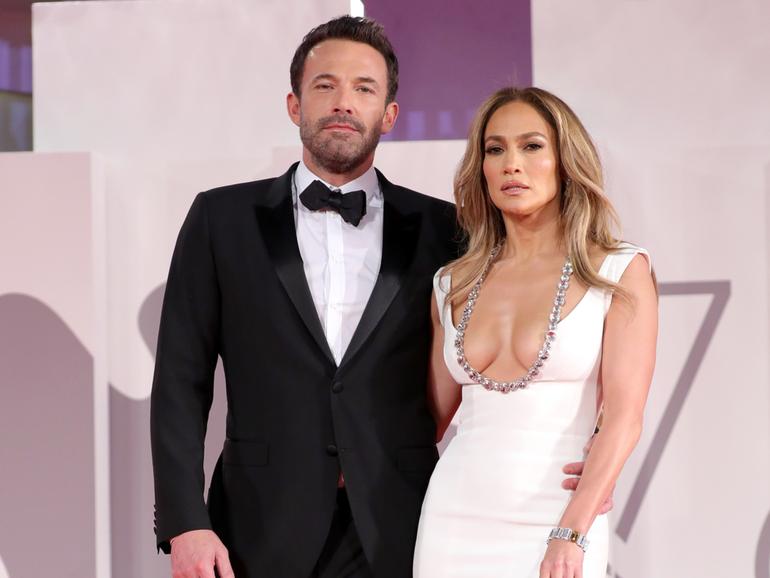 Jennifer Lopez and Ben Affleck in happier times.