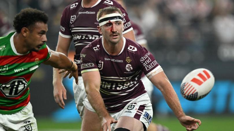 Manly rake Lachlan Croker is on the verge of an NRL return after three months out post a concussion. (HANDOUT/NRL PHOTOS)