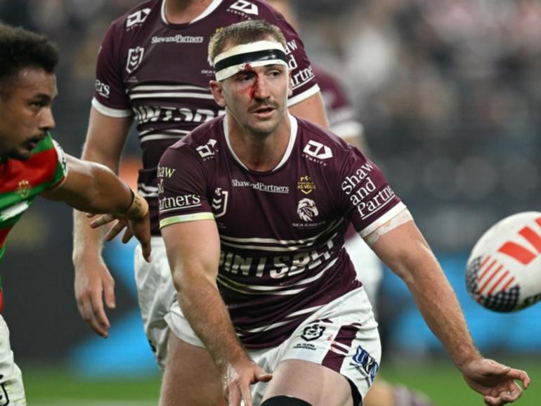 Manly rake Lachlan Croker is on the verge of an NRL return after three months out post a concussion. (HANDOUT/NRL PHOTOS)