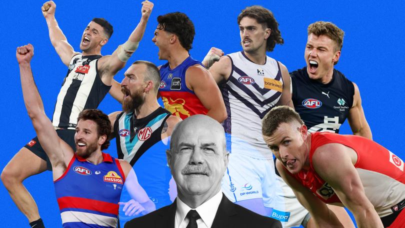 There are four teams in the running for the AFL flag this year, writes Leigh Matthews.