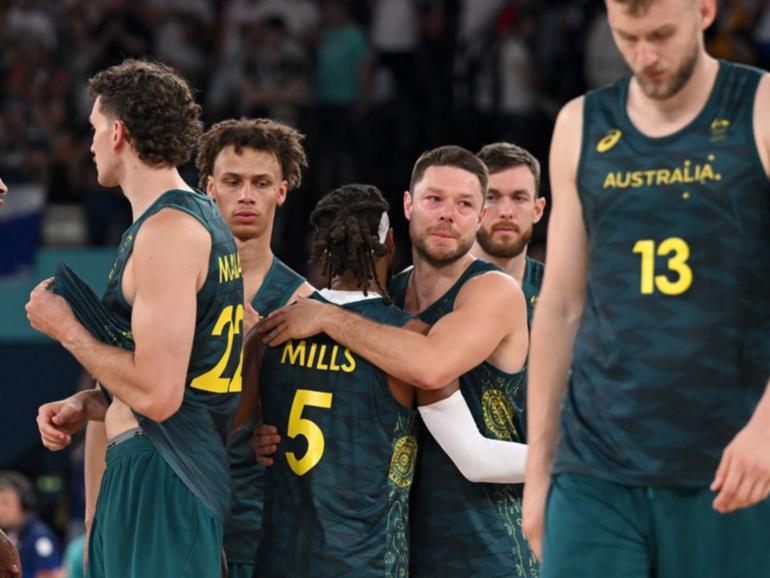 The quarter-final loss could be the last for a number of Boomers including skipper Patty Mills. (Dave Hunt/AAP PHOTOS)