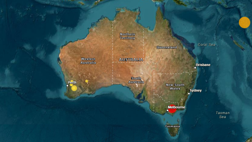 More than 1000 people felt the earthquake in Victoria.