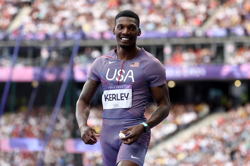 Fred Kerley of Team United States.