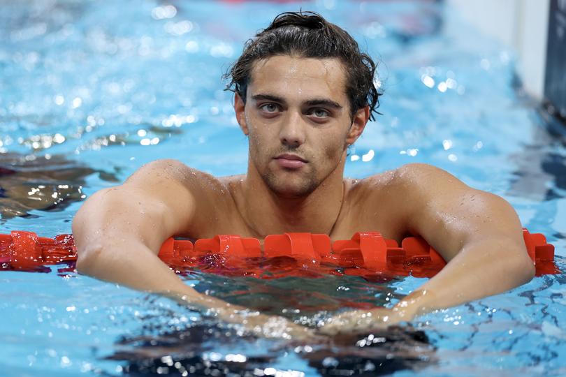 Some have likened France’s Thomas Ceccon to a Calvin Klein model. 