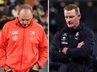 Fremantle Dockers coach Justin Longmuir, Sydney Swans coach John Longmire and Calrton Blues coach Michael Voss all had disappointing losses in a crucial round of footy.