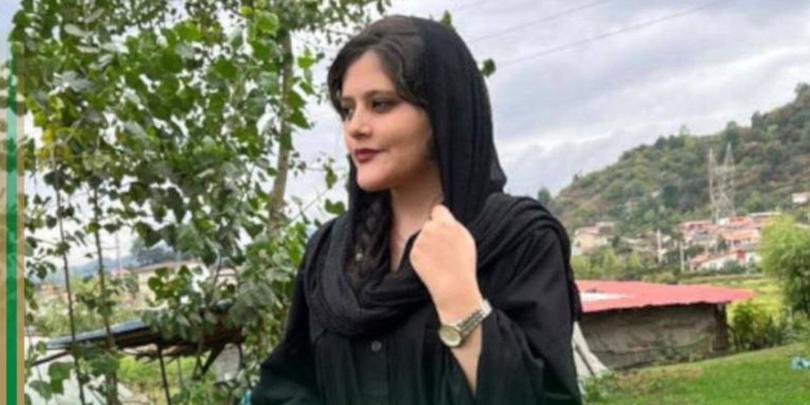 Mahsa Amini, who died in police custody, in Iran