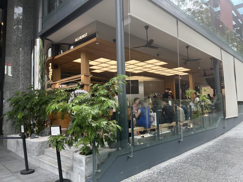 Alchemist on Orchard Road is a good place for a coffee stop.