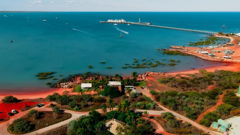 Simpsons Beach in Broome. the town came in at 9th on the list. 