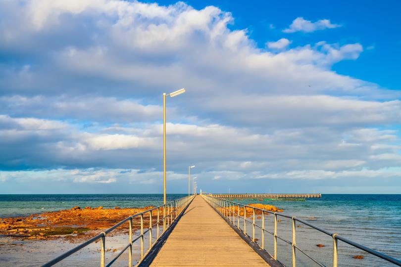 Moonta Bay Jetty is a favourite spot for keen photographers. 