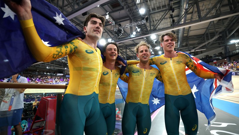 Australia have beaten fierce rivals Great Britain in a pulsating men’s team pursuit final to win the Olympic gold medal for the first time in 20 years.