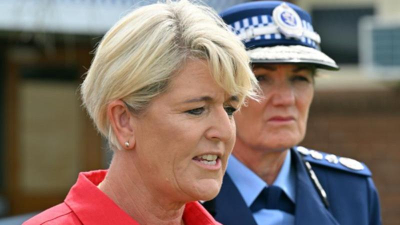 Minister Yasmin Catley and NSW Police Commissioner Karen Webb