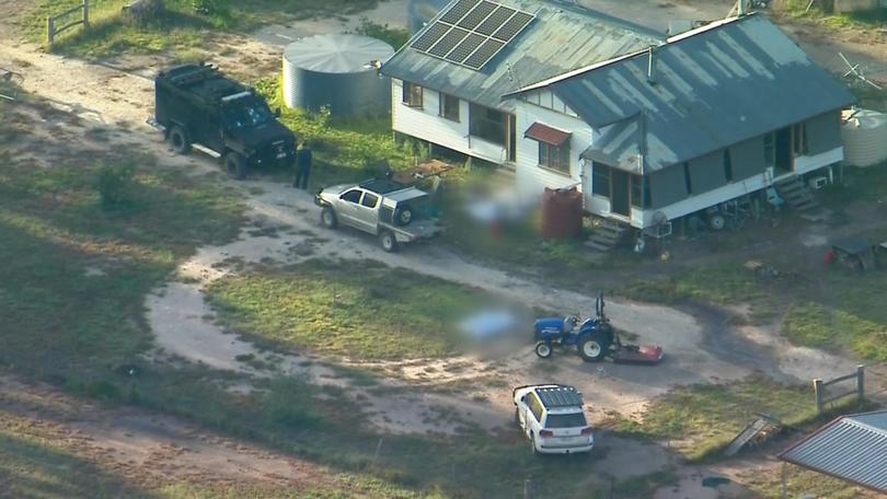 The Wieambilla property where the officers were ambushed.