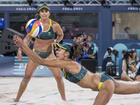 Mariafe Artacho del Solar and Taliqua Clancy came up short against Brazil.