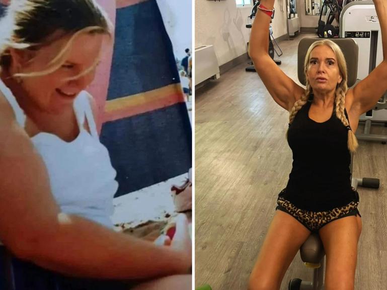 Sarah-Jane Clark lost 80kg but still needs to fight her ‘fat brain’.