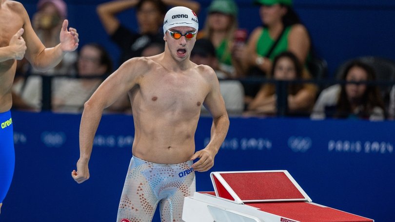 Emir Batur Albayrak also raced inside the stadium during the Olympics.
