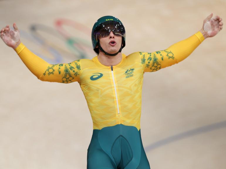 WA’s Matthew Richardson has capped off a rapid rise by winning a silver medal in the track cycling men’s individual sprint.