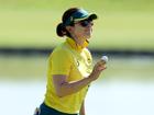 Australia’s Hannah Green has fallen agonisingly short of a golf medal for the second time.